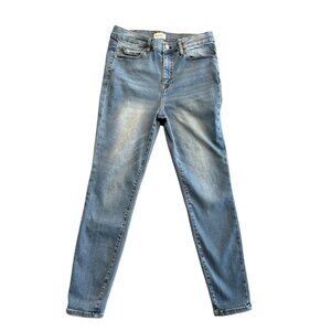 Nicole Miller Soho High Rise Ankle Skinny Jeans Women's Size 12 30x28 Stretch